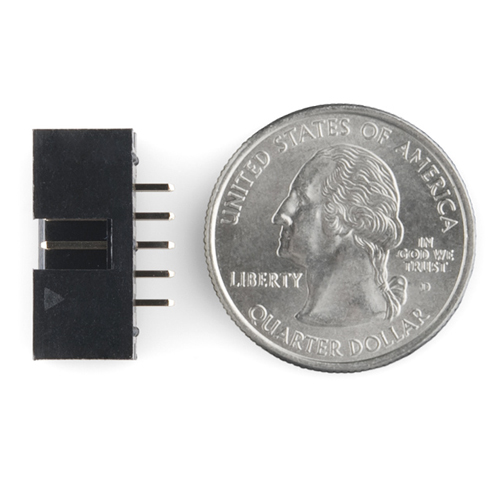 2x5 Pin Shrouded Header - Click Image to Close