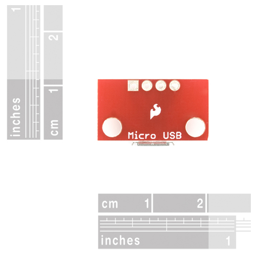 Retired - Breakout Board for USB microB - Click Image to Close