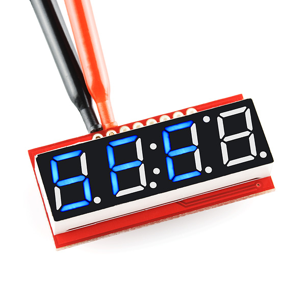 7-Segment Serial Display - Blue - Click Image to Close