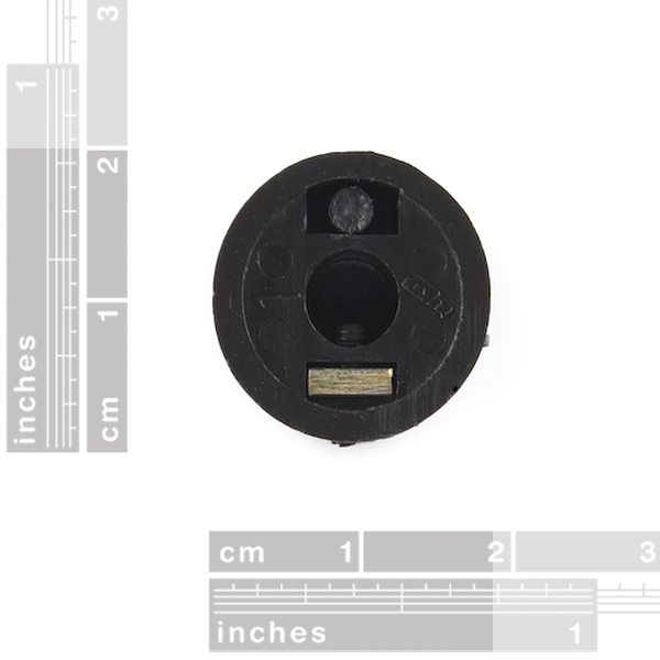 Black Knob - 15x19mm - Click Image to Close