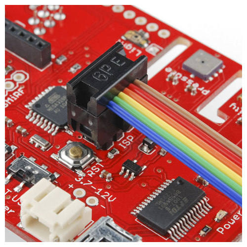 Ribbon Cable - 6 wire (3ft) - Click Image to Close