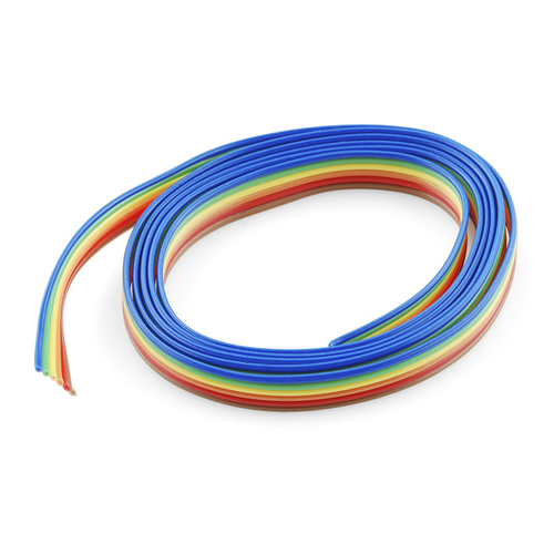 Ribbon Cable - 6 wire (3ft) - Click Image to Close