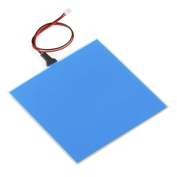EL Panel - Blue (10x10cm) - Click Image to Close