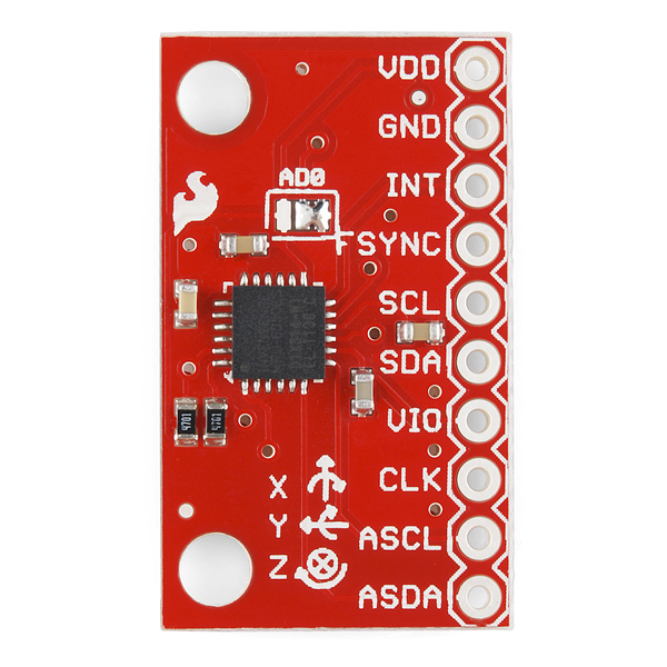 SparkFun Triple Axis Accelerometer and Gyro Breakout - MPU-6050 - Click Image to Close