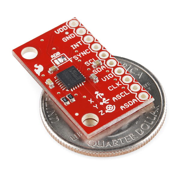 SparkFun Triple Axis Accelerometer and Gyro Breakout - MPU-6050 - Click Image to Close