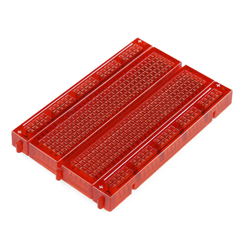 Breadboard - Translucent Self-Adhesive (Red) - Click Image to Close