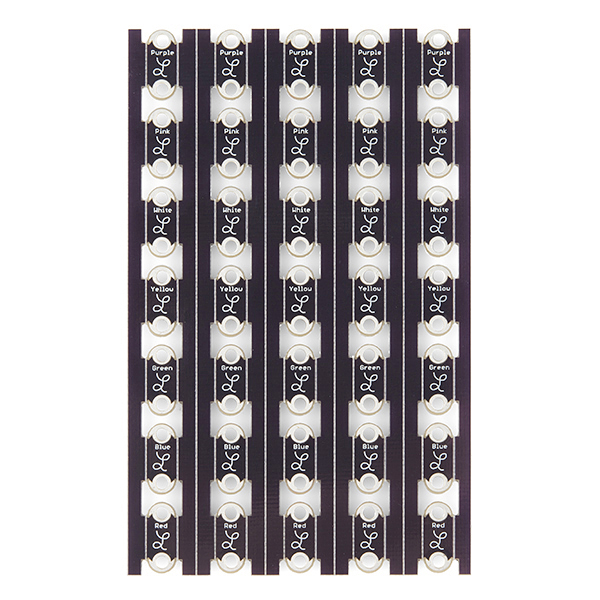 LilyPad Rainbow LED Panel (5 strips of 7 colors) - Click Image to Close