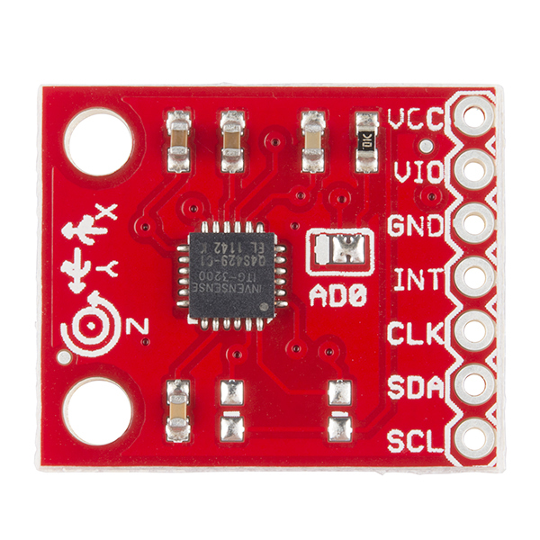 SparkFun Triple-Axis Digital-Output Gyro Breakout - ITG-3200 - Click Image to Close