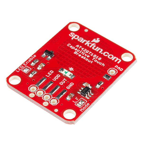 SparkFun Capacitive Touch Breakout - AT42QT1010 - Click Image to Close