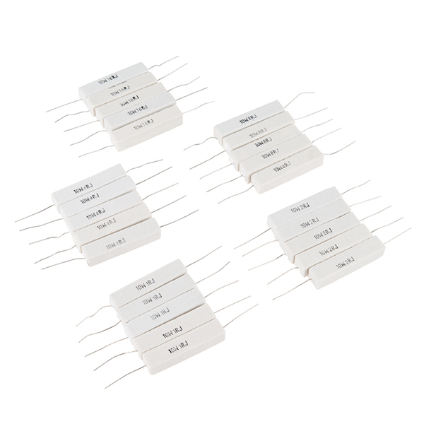 Power Resistor Kit - 10W (25 pack) - Click Image to Close