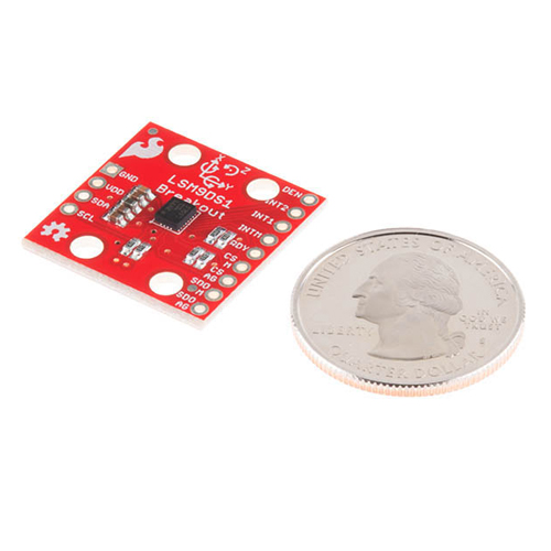 SparkFun 9 Degrees of Freedom IMU Breakout - LSM9DS1 - Click Image to Close