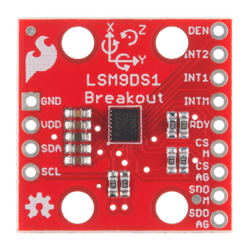 SparkFun 9 Degrees of Freedom IMU Breakout - LSM9DS1 - Click Image to Close