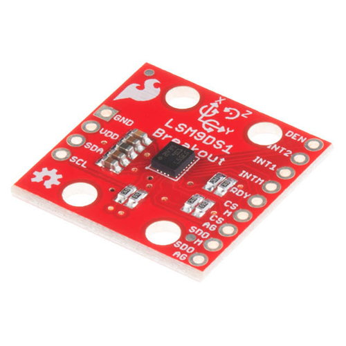 SparkFun 9 Degrees of Freedom IMU Breakout - LSM9DS1 - Click Image to Close