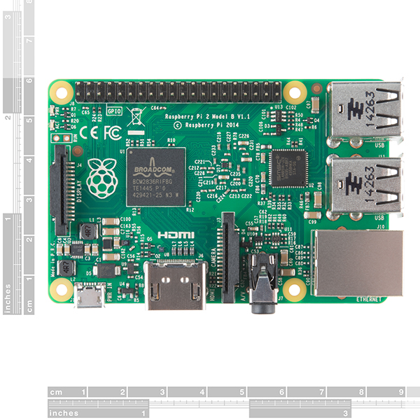 Retired - Raspberry Pi 2 - Model B - Click Image to Close