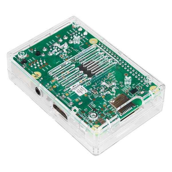 Raspberry Pi 3 + Camera Enclosure - Clear - Click Image to Close