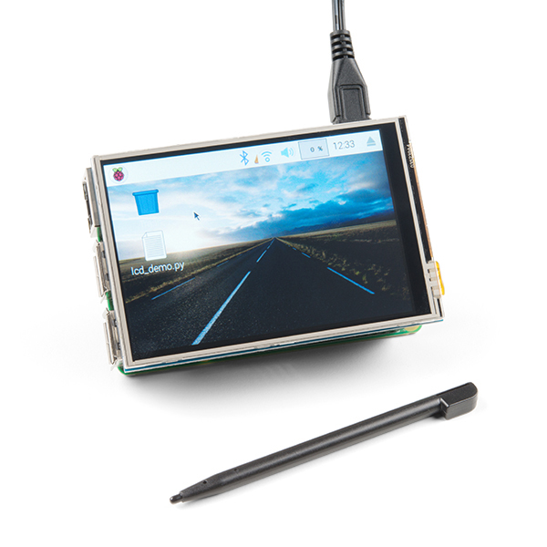 LCD Touchscreen HAT for Raspberry Pi - TFT 3.5in. (480x320) - Click Image to Close