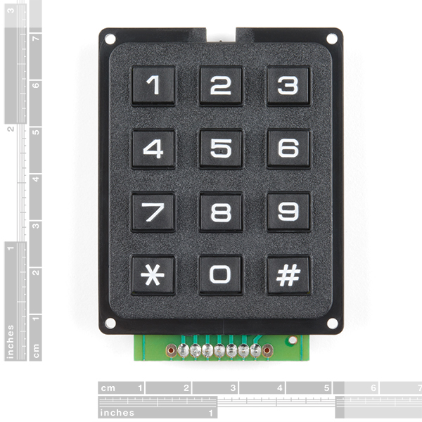 SparkFun Qwiic Keypad - 12 Button - Click Image to Close