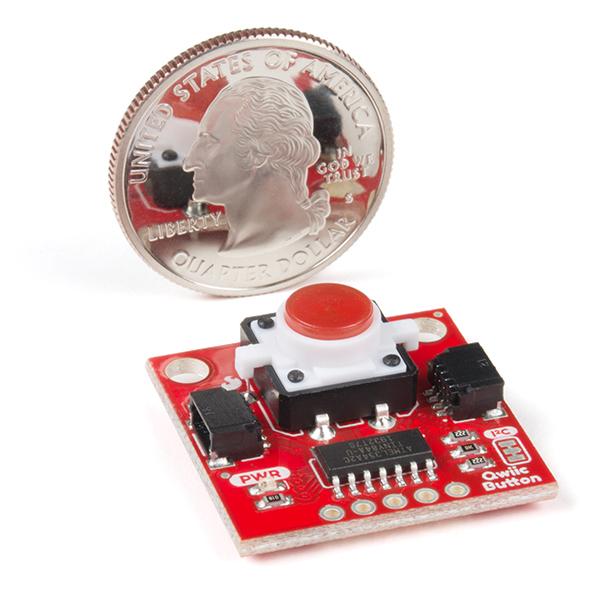 SparkFun Qwiic Button - Red LED - Click Image to Close
