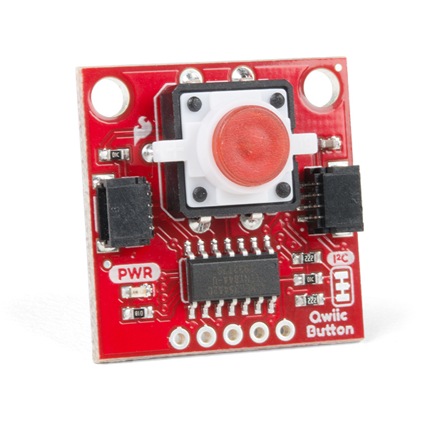 SparkFun Qwiic Button - Red LED - Click Image to Close