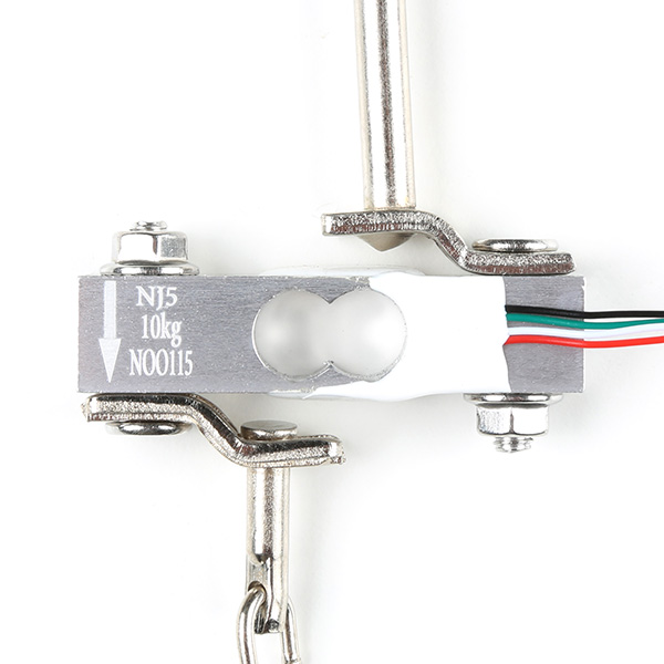 Load Cell - 10kg, Straight Bar with Hook (HX711) - Click Image to Close