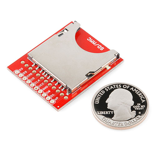 Retired - Breakout Board for SD-MMC Cards - Click Image to Close