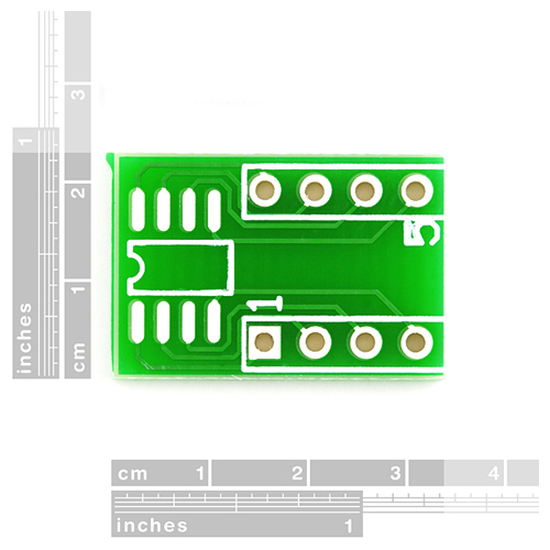 SOIC to DIP Adapter 8-Pin - Click Image to Close