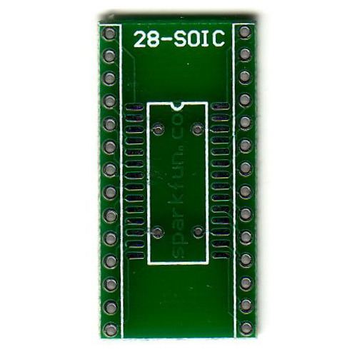 SOIC to DIP Adapter 28-Pin - Click Image to Close