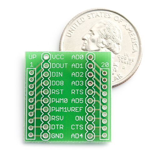 Breakout Board for XBee Module - Click Image to Close