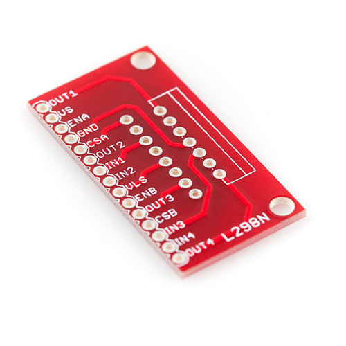 Breakout Board for L298N Full-Bridge Motor Driver - Click Image to Close