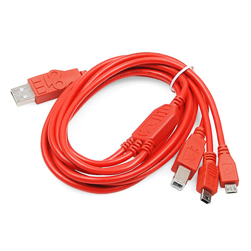 SparkFun Cerberus USB Cable - 6ft - Click Image to Close