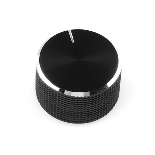 Black Metal Knob - 14x24mm - Click Image to Close