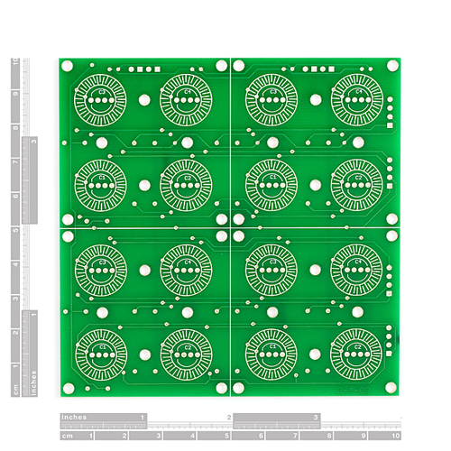 Button Pad 4x4 - Breakout PCB - Click Image to Close