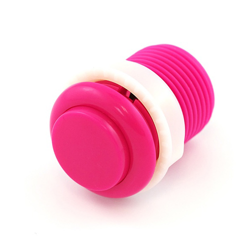 Push Button 33mm - Pink - Click Image to Close