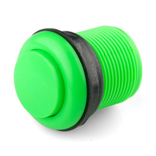 Push Button 33mm - Green - Click Image to Close