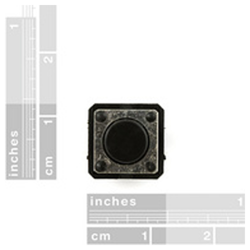 Momentary Push Button Switch - 12mm Square (Big) - Click Image to Close
