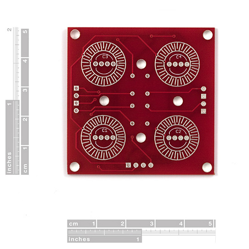 Button Pad 2x2 - Breakout PCB - Click Image to Close
