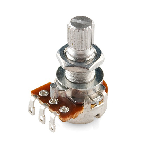 Rotary Potentiometer - 10k Ohm, Logarithmic - Click Image to Close