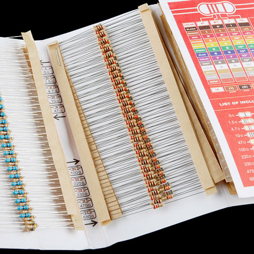 Resistor Kit - 1/4W (500 total) - Click Image to Close