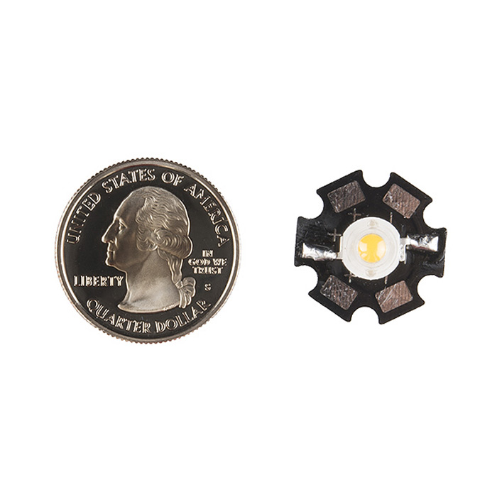 LED - 3W Aluminum PCB (5 Pack, Warm White) - Click Image to Close