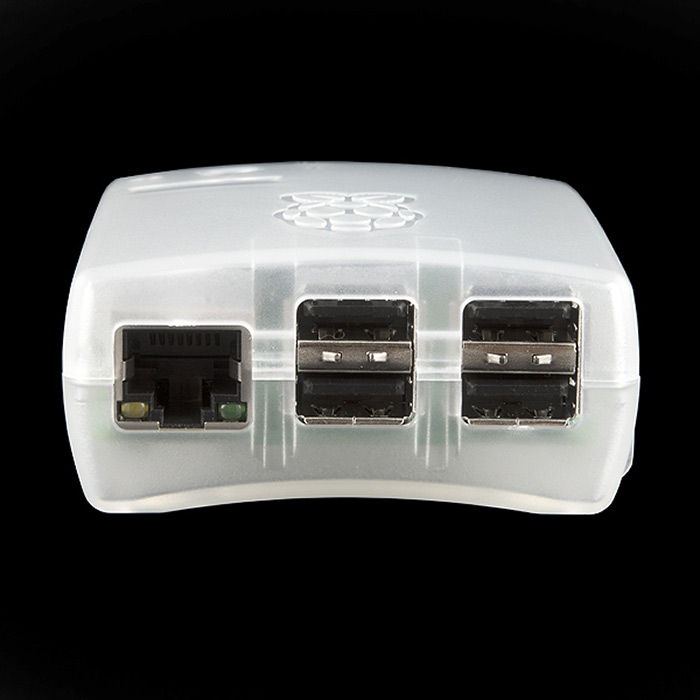 Retired - Raspberry Pi - Model B+ Enclosure (Clear) - Click Image to Close