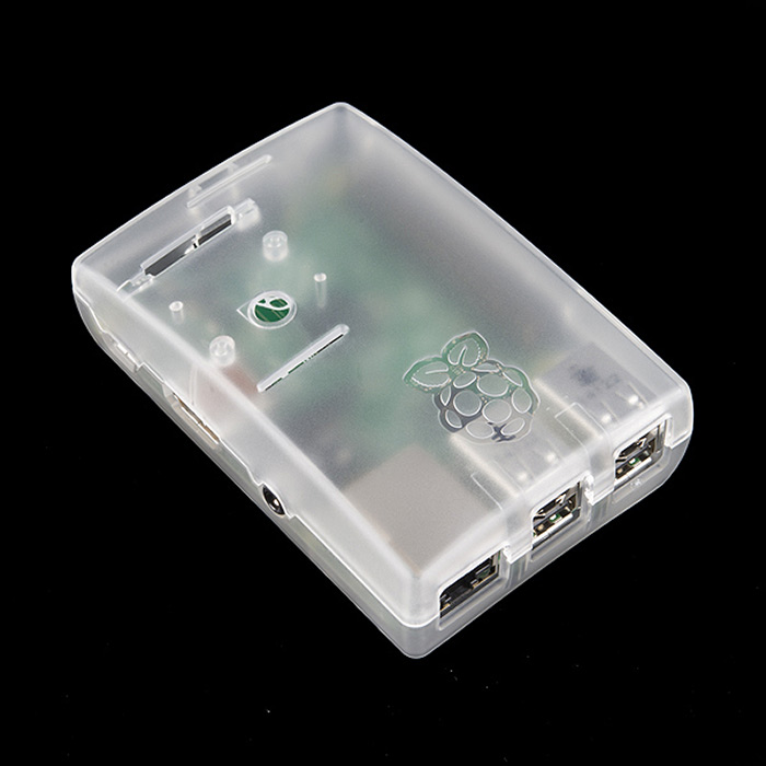 Retired - Raspberry Pi - Model B+ Enclosure (Clear) - Click Image to Close