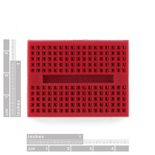 Breadboard Mini Self-Adhesive Red - Click Image to Close