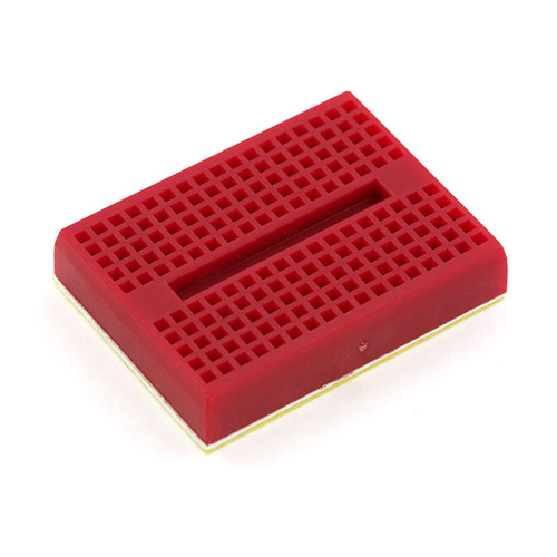 Breadboard Mini Self-Adhesive Red - Click Image to Close