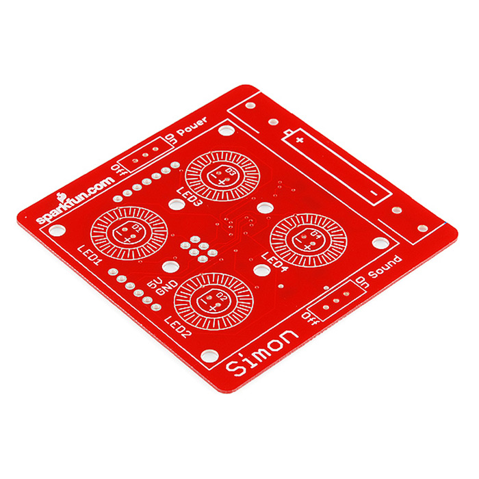SparkFun Simon Says - Surface Mount Soldering Kit - Click Image to Close