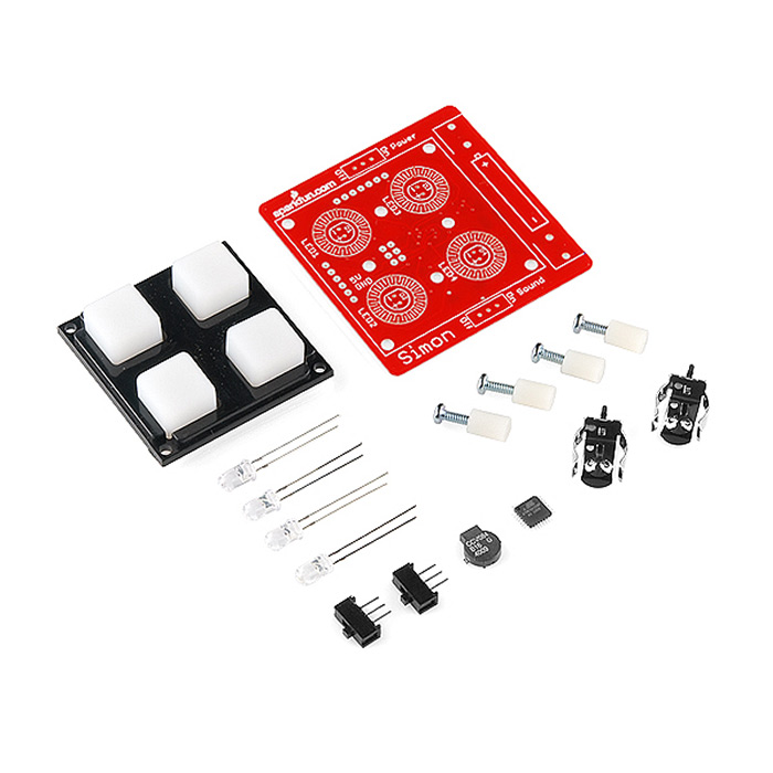 SparkFun Simon Says - Surface Mount Soldering Kit - Click Image to Close