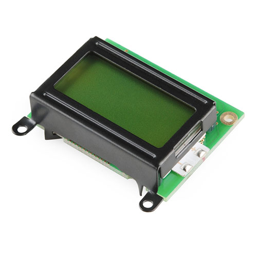 Basic 8x2 Character LCD - Black on Green 5V - Click Image to Close