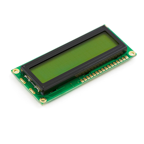 Basic 16x2 Character LCD - Black on Green 5V - Click Image to Close