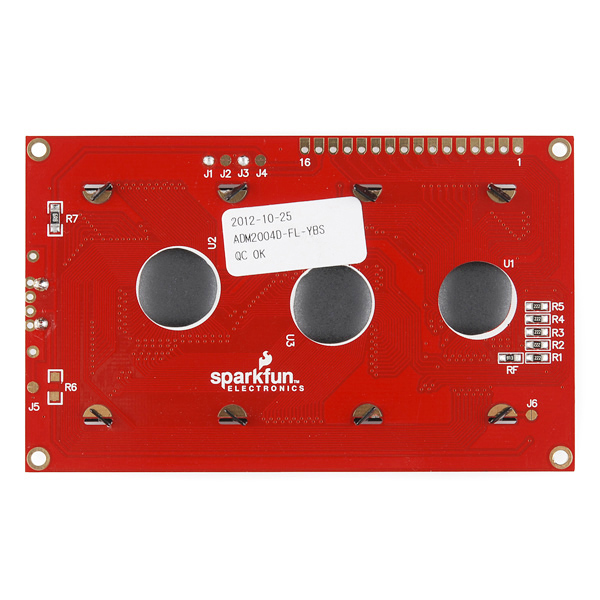 Basic 20x4 Character LCD - Black on Green 5V - Click Image to Close