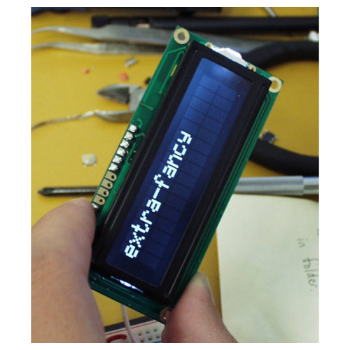 Basic 16x2 Character LCD - White on Black 5V - Click Image to Close