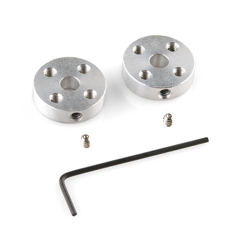 Universal Mounting Hub - 5mm Aluminum - Click Image to Close